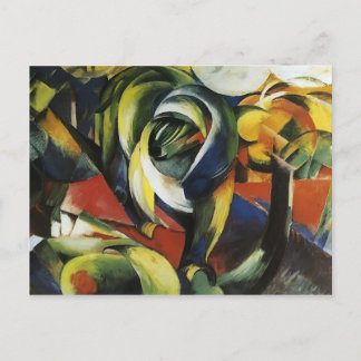 Franz Marc- Mandrill Postcard
