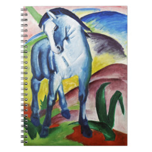Franz Marc Modern Blue Horse I Expressionist Art Notebook
