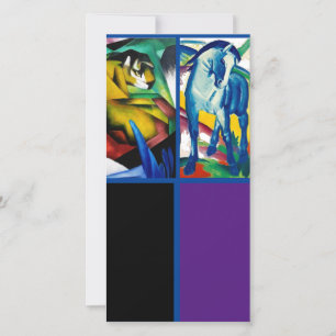 Franz Marc, The Blue Horse, Art Bookmark Card