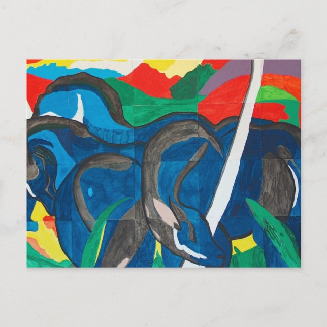 Franz Marc - The Blue Horse Postcard (Front)