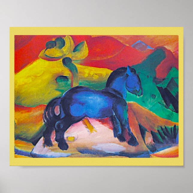 Franz Marc, The Blue Pony, Art   Poster (Front)