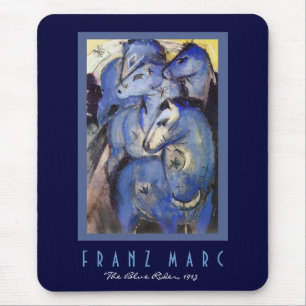 Franz Marc - The Blue Rider - Expressionist Art Mouse Pad
