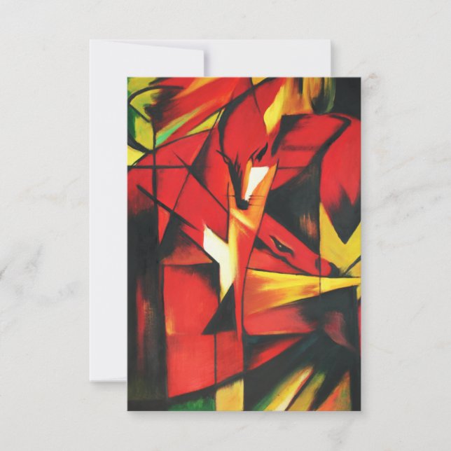 Franz Marc The Fox Invitations (Front)