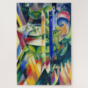 Franz Marc The Little Mountain Goats  Jigsaw Puzzle