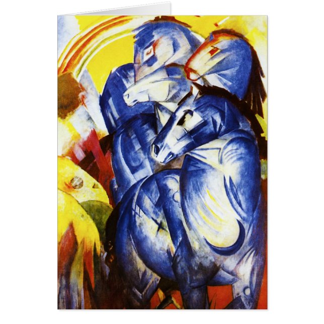 Franz Marc The Tower of Blue Horses (Front)