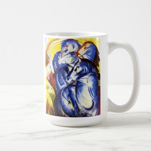 Franz Marc The Tower of Blue Horses Coffee Mug (Right)