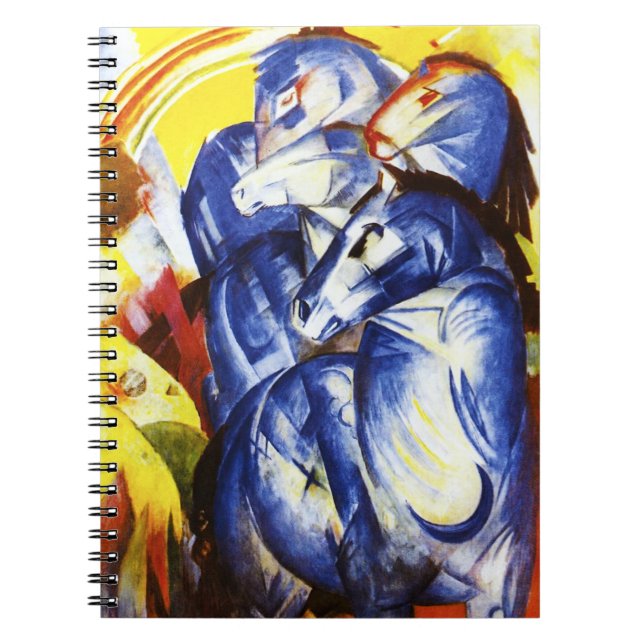 Franz Marc The Tower of Blue Horses Notebook (Front)