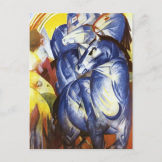 Franz Marc- The Tower of Blue Horses Postcard