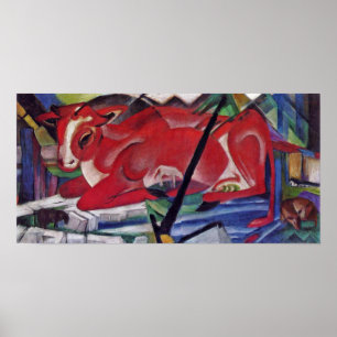 Franz Marc - The World Cow Poster
