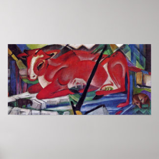 Franz Marc - The World Cow Poster