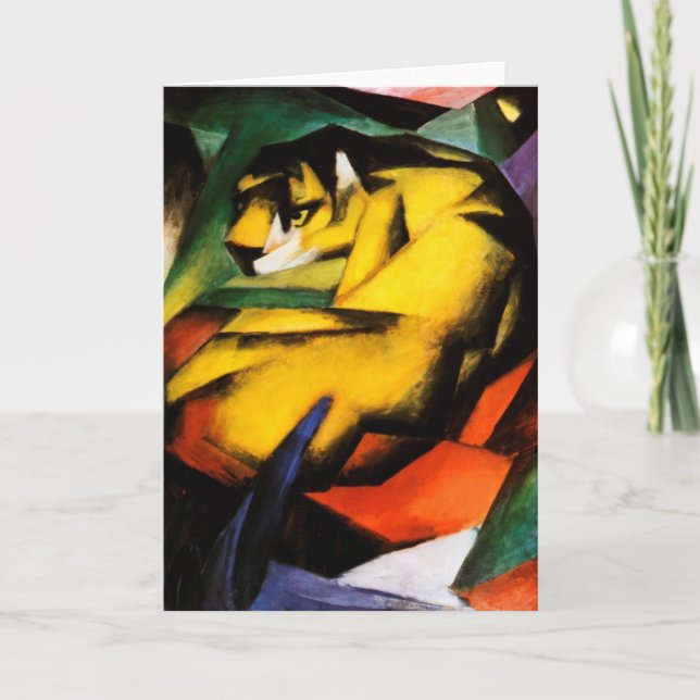 Franz Marc - Tiger Holiday Card (Front)