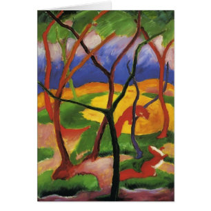 Franz Marc- Weasels Playing