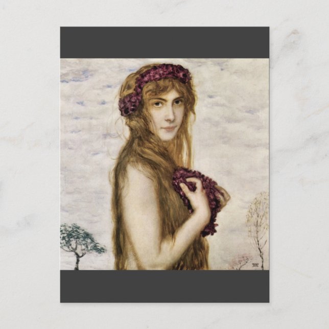 Franz von Stuck - Spring Postcard (Front)