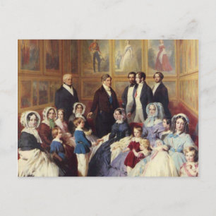 Franz Winterhalter Queen Victoria & Prince Albert Postcard