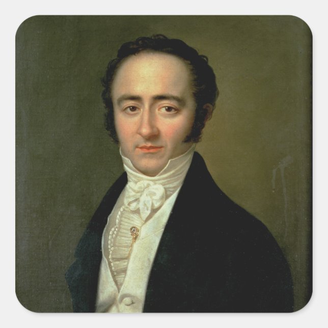 Franz Xaver Mozart , later known as Wolfgang Square Sticker (Front)