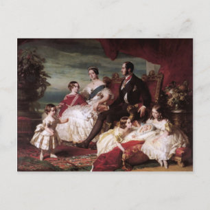 Franz Xaver Winterhalter- The Royal Family in 1846 Postcard