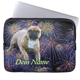 Französische Buldoggen-Laptop-Schutzldogle Laptop Sleeve
