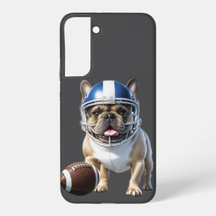 französische Bulldogge American Football  Samsung Galaxy Case