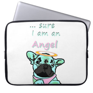 Französische Bulldogge Angel Laptop Sleeve