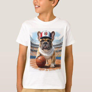 Französische Bulldogge Basketball T-Shirt