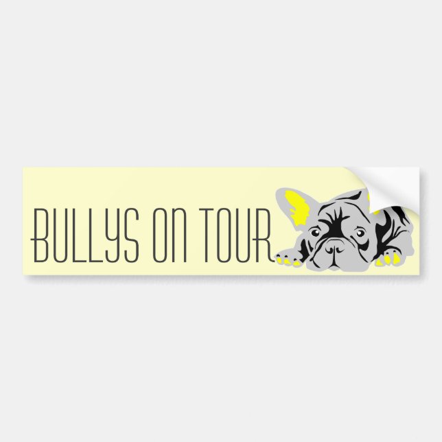 Französische Bulldogge Bumper Sticker (Front)