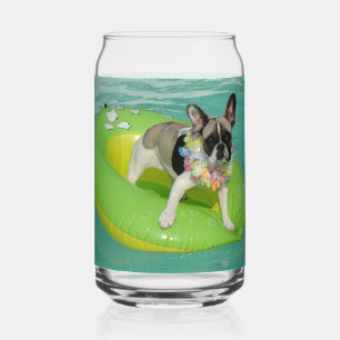 Französische Bulldogge  Can Glass