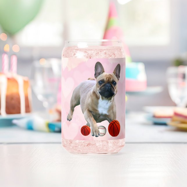 französische Bulldogge  Can Glass (Insitu (Birthday))