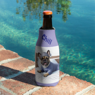 Französische Bulldogge chill Bottle Cooler