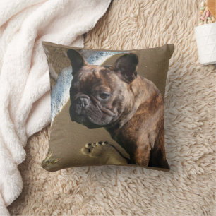 Französische Bulldogge Dekokissen Cushion