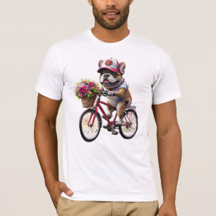 Französische Bulldogge Fahrrad French Bulldog T-Shirt