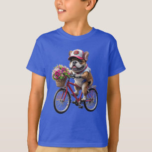 Französische Bulldogge Fahrrad French Bulldog T-Shirt