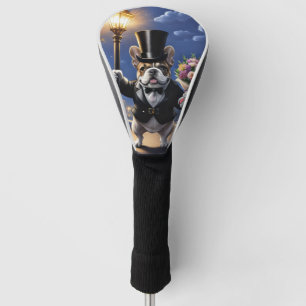 Französische Bulldogge French Bulldog Blumenstrauß Golf Head Cover