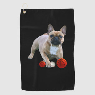 Französische Bulldogge Golfhandtuch Golf Towel