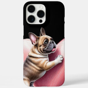 Französische Bulldogge I love you iPhone 16 Pro Max Case