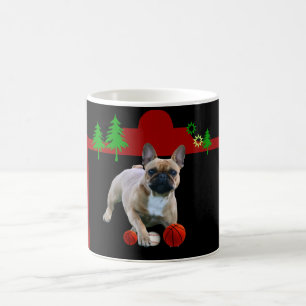 französische Bulldogge Kaffeebecher  Weihnachten  Coffee Mug
