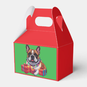 Französische Bulldogge Lichterkette Weihnachten  Favour Box