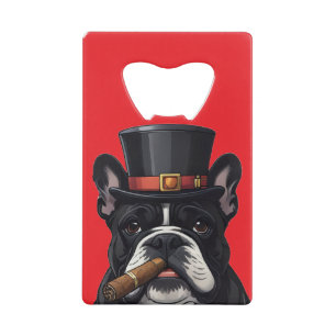 Französische Bulldogge mit Zigarre Vatertag