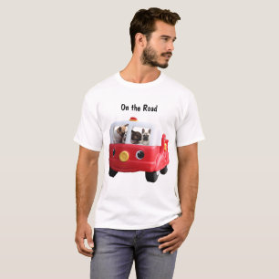 Französische Bulldogge on the road T-Shirt