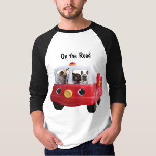 Französische Bulldogge on the road T-Shirt