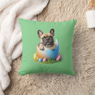 Französische Bulldogge Ostern Cushion