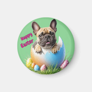 Französische Bulldogge Ostern Magnet