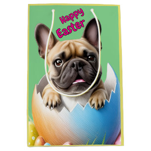 Französische Bulldogge Ostern Medium Gift Bag