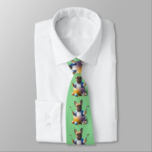 Französische Bulldogge Ostern Tie
