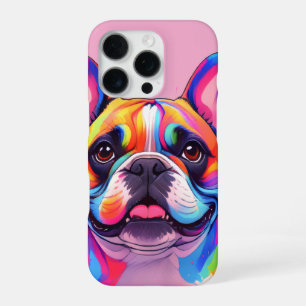 Französische Bulldogge Popart French Bulldog iPhone 16 Pro Case