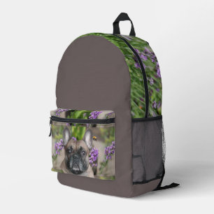 Französische Bulldogge Printed Backpack