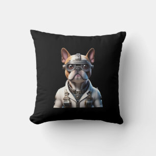 Französische Bulldogge Roboter Cushion