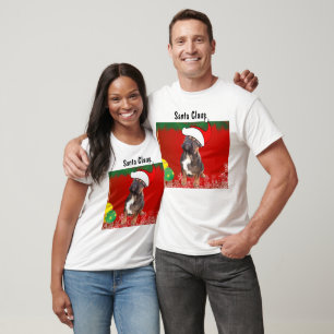 Französische Bulldogge Santa Claus T-Shirt
