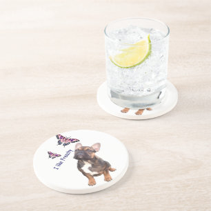 Französische Bulldogge Untersetzer Coaster