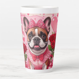 Französische Bulldogge Verliebt French Bulldog Latte Mug