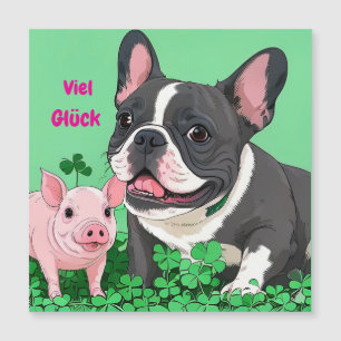Französische Bulldogge Viel Glück